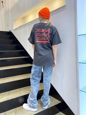 出村彩乃さん（レディース・159cm）の春コーディネート