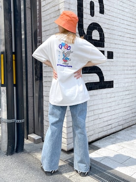 出村彩乃さん（レディース・159cm）の春コーディネート