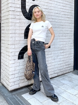 出村彩乃さん（レディース・159cm）の春コーディネート