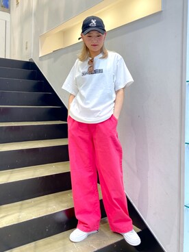 出村彩乃さん(レディース・159cm)の春コーディネート