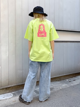 出村彩乃さん（レディース・159cm）の夏コーディネート