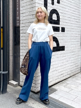 出村彩乃さん（レディース・159cm）の春コーディネート