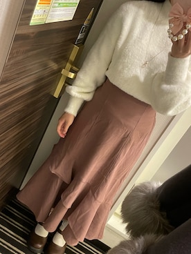 「NOMAE（ノーマエ）のアイテム」を使った、かほりんさん（レディース・155cm）の冬コーディネート