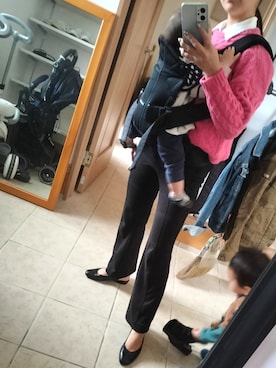 「Creer（クレエ）のアイテム」を使った、Hannahさん（レディース・155cm）の春コーディネート