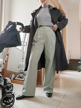 「Creer（クレエ）のアイテム」を使った、Hannahさん（レディース・155cm）の春コーディネート