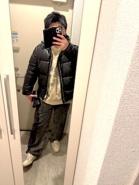 「アイテム（ブルゾン）」を使った、ko-he-さん（メンズ・169cm・30代）の冬コーディネート