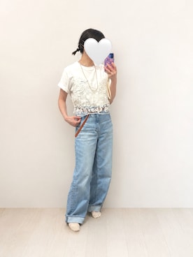 「IENA（イエナ）のアイテム」を使った、miou.さん（レディース・152cm）の春コーディネート