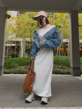 「Chloe（クロエ）のアイテム（バッグ）」を使った、miou.さん（レディース・152cm）の春コーディネート