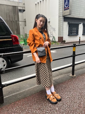 「Mayree（メイリー）のアイテム」を使った、toumyouさん（レディース・147cm）の冬コーディネート