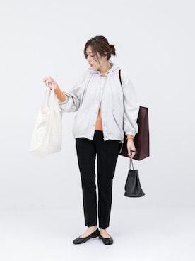 「URBAN RESEARCH ROSSO WOMEN（アーバンリサーチ　ロッソ）のアイテム（ブルゾン）」を使った、kawanoさん（レディース・164cm）の冬コーディネート