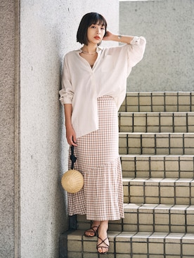 kawanoさん（レディース・164cm）の夏コーディネート