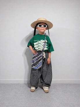 「p.premier（ピードットプルミエ）のアイテム」を使った、D A Nさん（キッズ・110cm）の春コーディネート