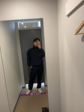 「UNIQLO（ユニクロ）のアイテム（ブルゾン）」を使った、道ポンさん（メンズ・172cm）の秋コーディネート