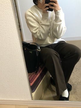 「TICCA（ティッカ）のアイテム」を使った、ボーイさん（レディース・165cm）の秋コーディネート