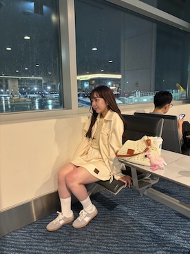 「アイテム（セットアップ）」を使った、suzukaさん（レディース・150cm）の秋コーディネート