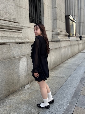 「Luan（ルアン）のアイテム」を使った、suzukaさん（レディース・150cm）の春コーディネート