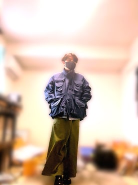 「PADRONE（パドローネ）のアイテム（ブーツ）」を使った、ray.lightmellow.DJさん（メンズ・169cm）の冬コーディネート