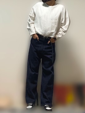 「AURALEE」｜ray.lightmellow.DJさん（メンズ・168cm）の春コーディネート