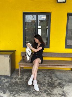 「6IXTY8IGHTのアイテム」を使った、Smileysisさん（レディース・165cm）の冬コーディネート