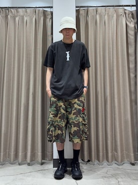 「アーバンリサーチ」｜「アイテム（スニーカー）」を使った、manatoさん（メンズ・173cm）の夏コーディネート