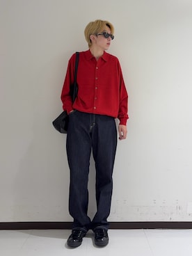 「gentle monster（ジェントルモンスター）のアイテム」を使った、manatoさん（メンズ・173cm）の秋コーディネート