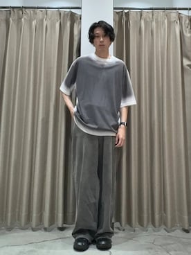 「URBAN RESEARCH（アーバンリサーチ）のアイテム（Tシャツ/カットソー）」を使った、manatoさん（メンズ・173cm）の夏コーディネート