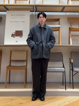 「アイテム（シューズ小物/雑貨）」を使った、manatoさん（メンズ・173cm）の冬コーディネート