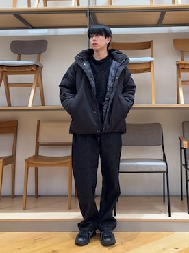 「アイテム（その他アウター）」を使った、manatoさん（メンズ・173cm）の冬コーディネート