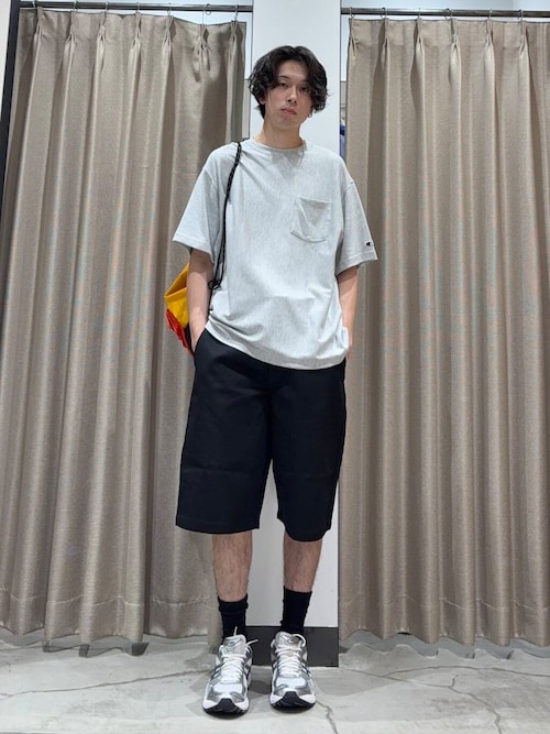 LOWERCASE×Champion　速乾ReverseWEave TEE
