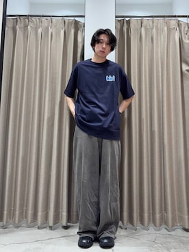 「URBAN RESEARCH（アーバンリサーチ）のアイテム（Tシャツ/カットソー）」を使った、manatoさん（メンズ・173cm）の夏コーディネート