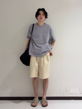 「URBAN RESEARCH（アーバンリサーチ）のアイテム（パンツ）」を使った、manatoさん（メンズ・173cm）の夏コーディネート
