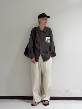 「アイテム（カバーオール）」を使った、manatoさん（メンズ・173cm）の秋コーディネート