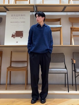 「アイテム（シューズ小物/雑貨）」を使った、manatoさん（メンズ・173cm）の冬コーディネート