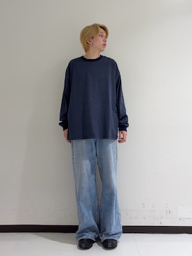 「アイテム（ピアス（両耳用））」を使った、manatoさん（メンズ・173cm）の秋コーディネート