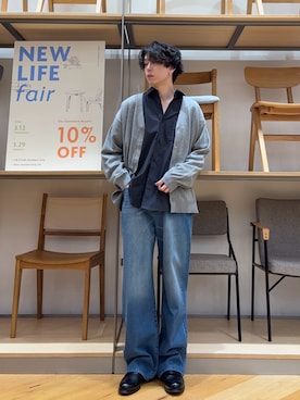 「URBAN RESEARCH Sonny Label（アーバンリサーチサニーレーベル）のアイテム（パンツ）」を使った、manatoさん（メンズ・173cm）の春コーディネート