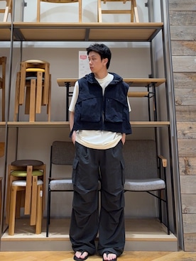 「EKAL（エカル）のアイテム」を使った、manatoさん（メンズ・173cm）の夏コーディネート