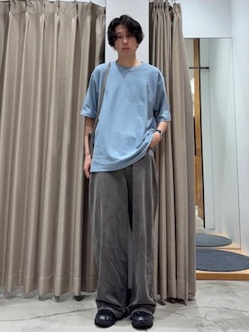 「Champion（チャンピオン）のアイテム」を使った、manatoさん（メンズ・173cm）の夏コーディネート