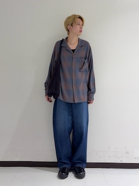 「アイテム（スニーカー）」を使った、manatoさん（メンズ・173cm）の秋コーディネート