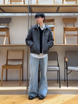 「メンズファッション」｜manatoさん（メンズ・173cm）の冬コーディネート