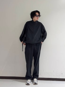 「ASICS（アシックス）のアイテム」を使った、manatoさん（メンズ・173cm）の夏コーディネート