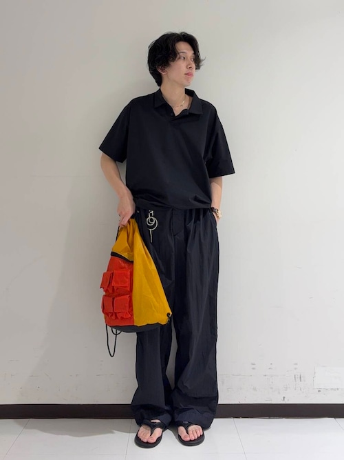 NYLON SUPER WIDE PANTS