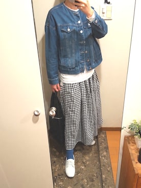 リーダーさん（レディース・165cm）の春コーディネート