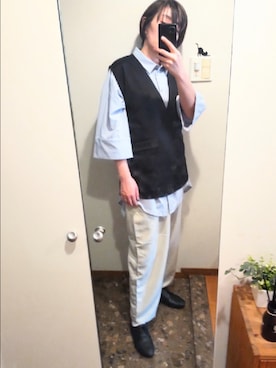 「antiqua（アンティカ）のアイテム」を使った、リーダーさん（レディース・165cm・40代）の秋コーディネート