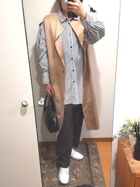「Fashion Letter（ファッションレター）のアイテム」を使った、リーダーさん（レディース・165cm）の秋コーディネート