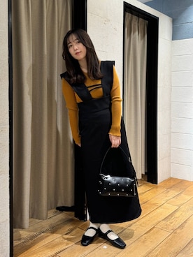 「アイテム（ワンピース/ドレス）」を使った、yuiさん（レディース・158cm・20代）の秋コーディネート