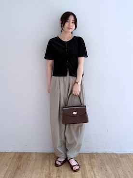 「アイテム（チョーカー）」を使った、yuiさん（レディース・158cm・20代）の夏コーディネート