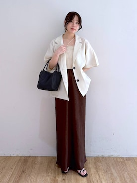 「アイテム（キャミソール）」を使った、yuiさん（レディース・158cm）の夏コーディネート