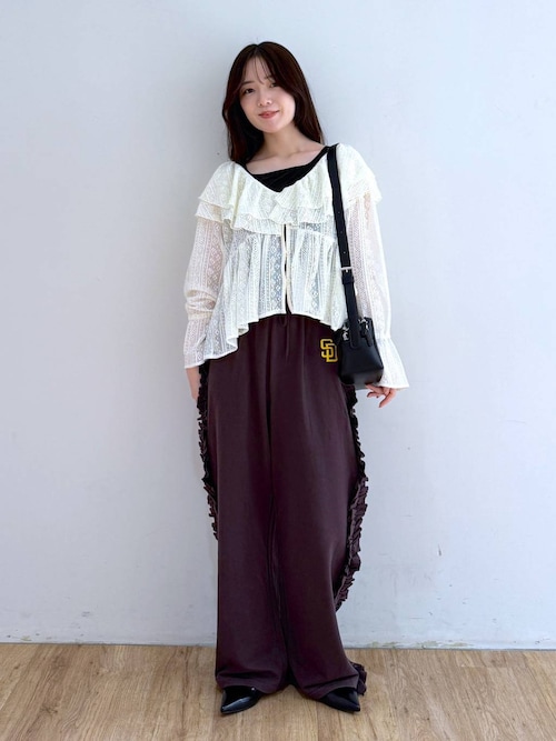 セール】MLBサイドフリルカットパンツ 579430（スウェット