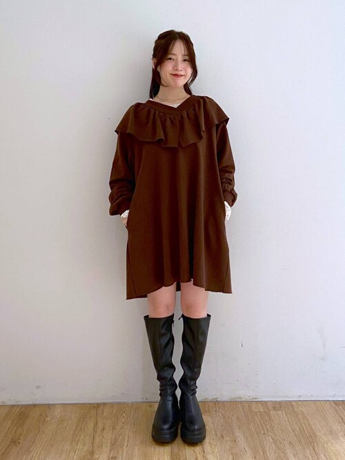 セール】ストレッチロングブーツ 133374（ブーツ）｜LOWRYS FARM