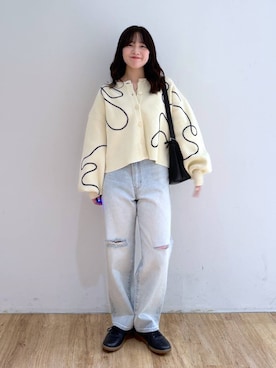 エンブロイダリー2WAYカーディガン 293668を使った人気